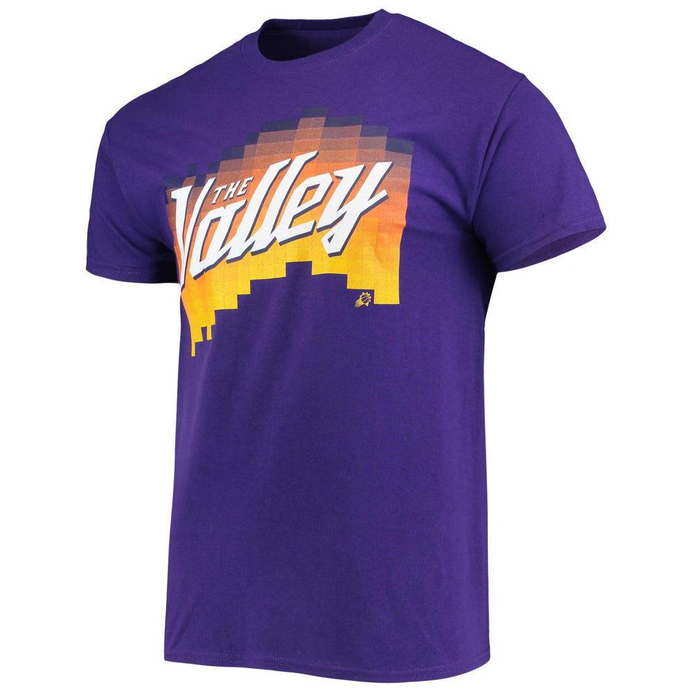 Phoenix Suns Junk Food The Valley Pixel T-Shirt Purple - NBA
