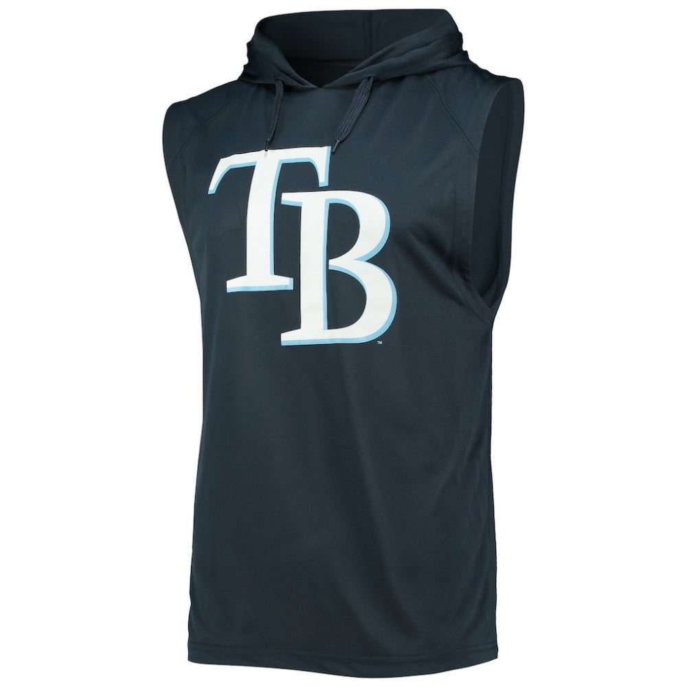 Tampa Bay Rays Stitches Sleeveless Pullover Hoodie - MLB