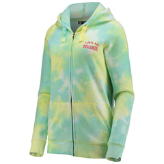 Tampa Bay Buccaneers New Era Women's Ice-Dye Full-Zip Hoodie White | NFL