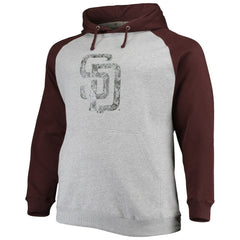 San Diego Padres Fanatics Big & Tall Raglan Pullover Hoodie - MLB