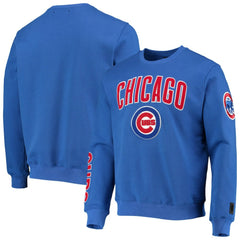Chicago Cubs Pro Standard Stacked Logo Pullover Sweatshirt - MLB