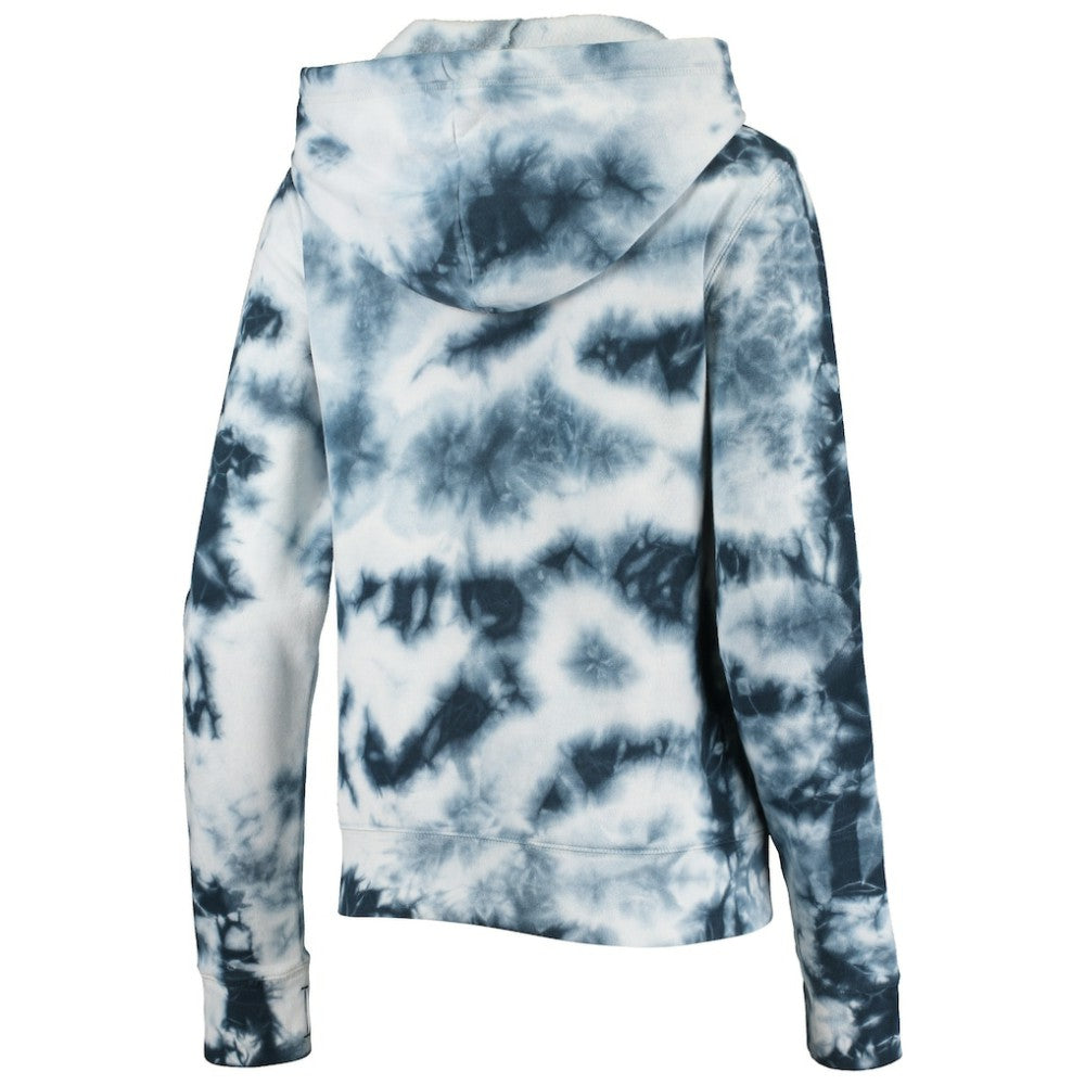 Boston Red Sox New Era Women's Tie-Dye Fleece Full-Zip Hoodie - MLB