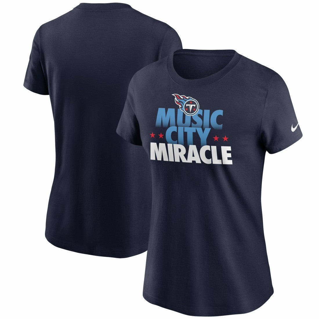 Tennessee Titans Women's Hometown Collection T-Shirt Navy | Nike for Sale