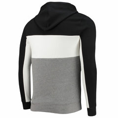 Miami Heat Junk Food Wordmark Colorblock Fleece Pullover Hoodie Black/White - NBA