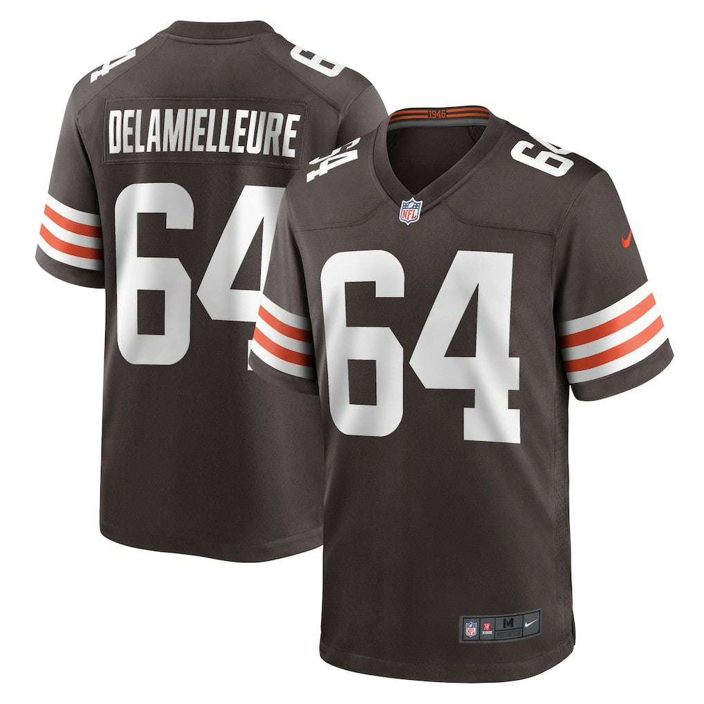 Joe DeLamielleure Cleveland Browns Game Retired Player Jersey Brown | Nike for Sale