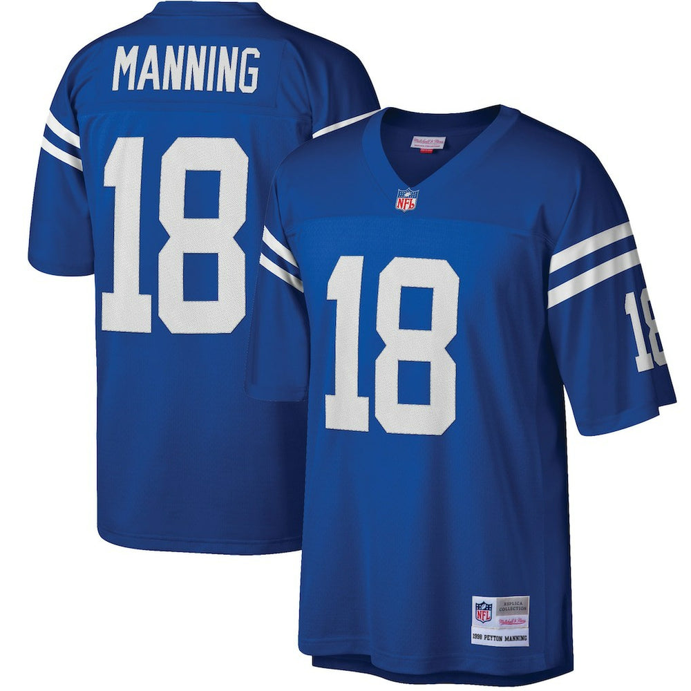 Peyton Manning Indianapolis Colts Big & Tall 1998 Retired Player Replica Jersey Royal | Mitchell & Ness