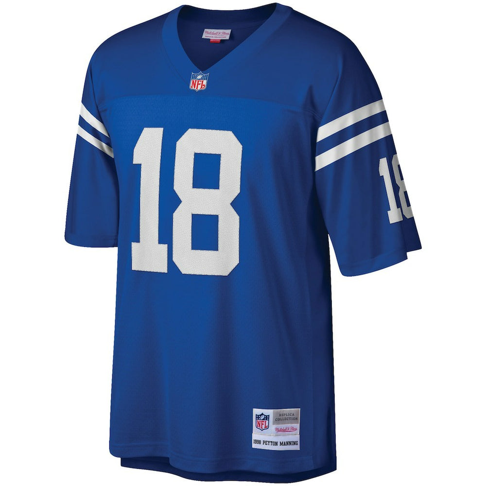 Peyton Manning Indianapolis Colts Big & Tall 1998 Retired Player Replica Jersey Royal | Mitchell & Ness
