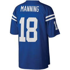 Peyton Manning Indianapolis Colts Big & Tall 1998 Retired Player Replica Jersey Royal | Mitchell & Ness