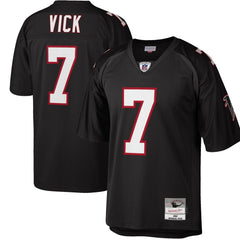 Michael Vick Atlanta Falcons Big & Tall 2002 Retired Player Replica Jersey Black | Mitchell & Ness