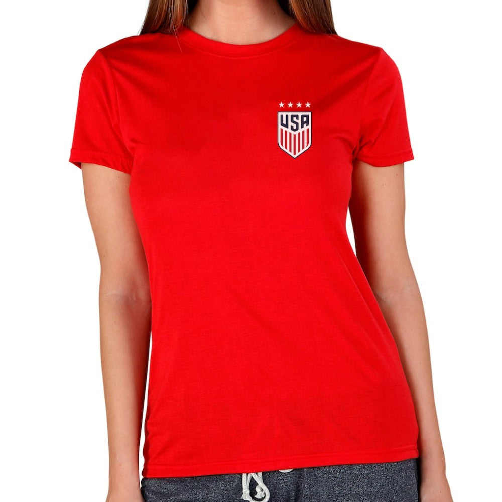 USWNT Concepts Sport Women's Marathon Top Red - FIFA World CUP