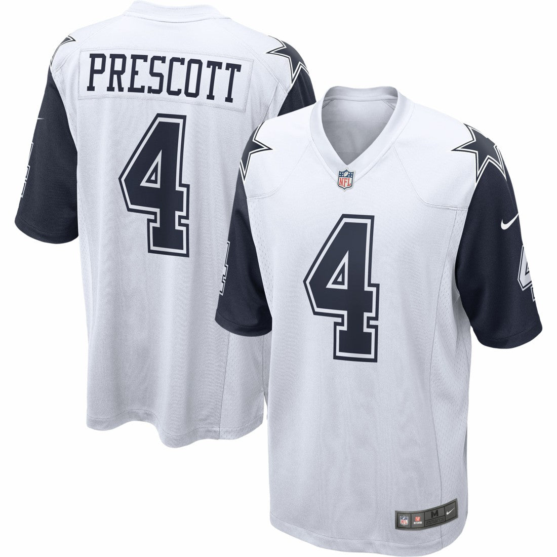 Dak Prescott Dallas Cowboys Alternate Game Team Jersey White | Nike for Sale