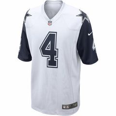 Dak Prescott Dallas Cowboys Alternate Game Team Jersey White | Nike for Sale