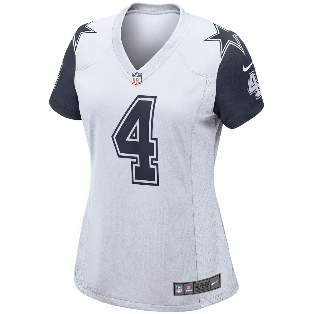 Dak Prescott Dallas Cowboys Women's Alternate Game Jersey White | Nike for Sale