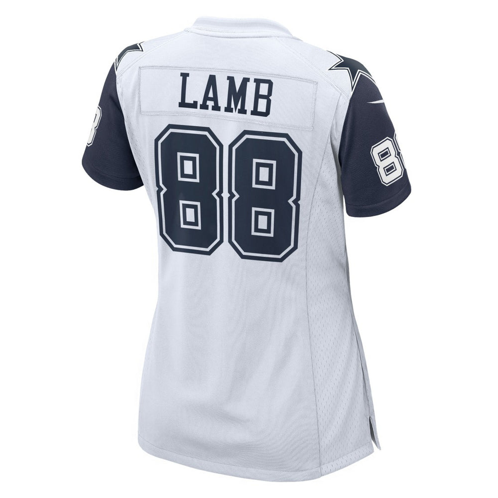 CeeDee Lamb Dallas Cowboys Women's 2nd Alternate Game Jersey White | Nike for Sale