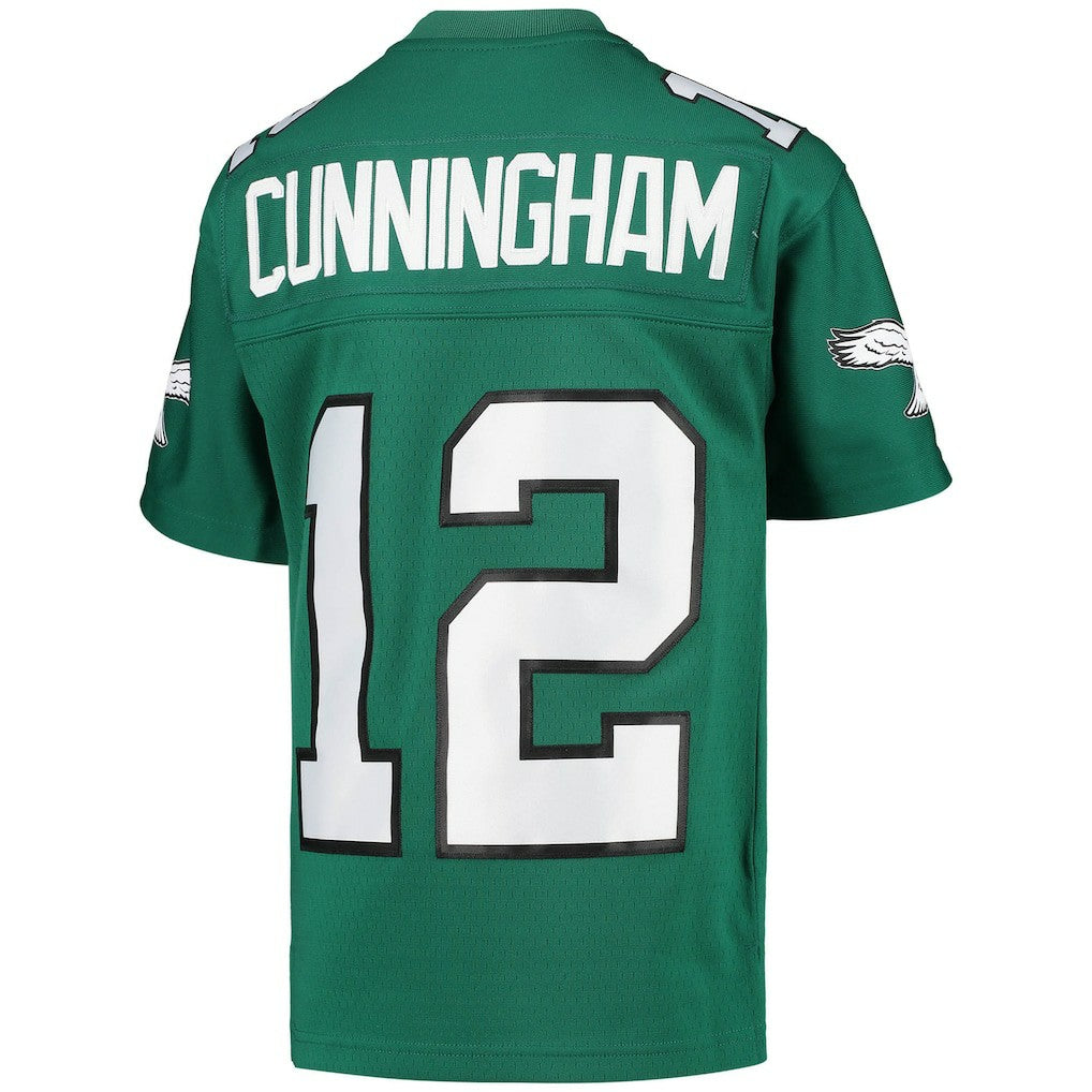 Randall Cunningham Philadelphia Eagles Youth 1990 Retired Player Legacy Jersey Kelly Green | Mitchell & Ness