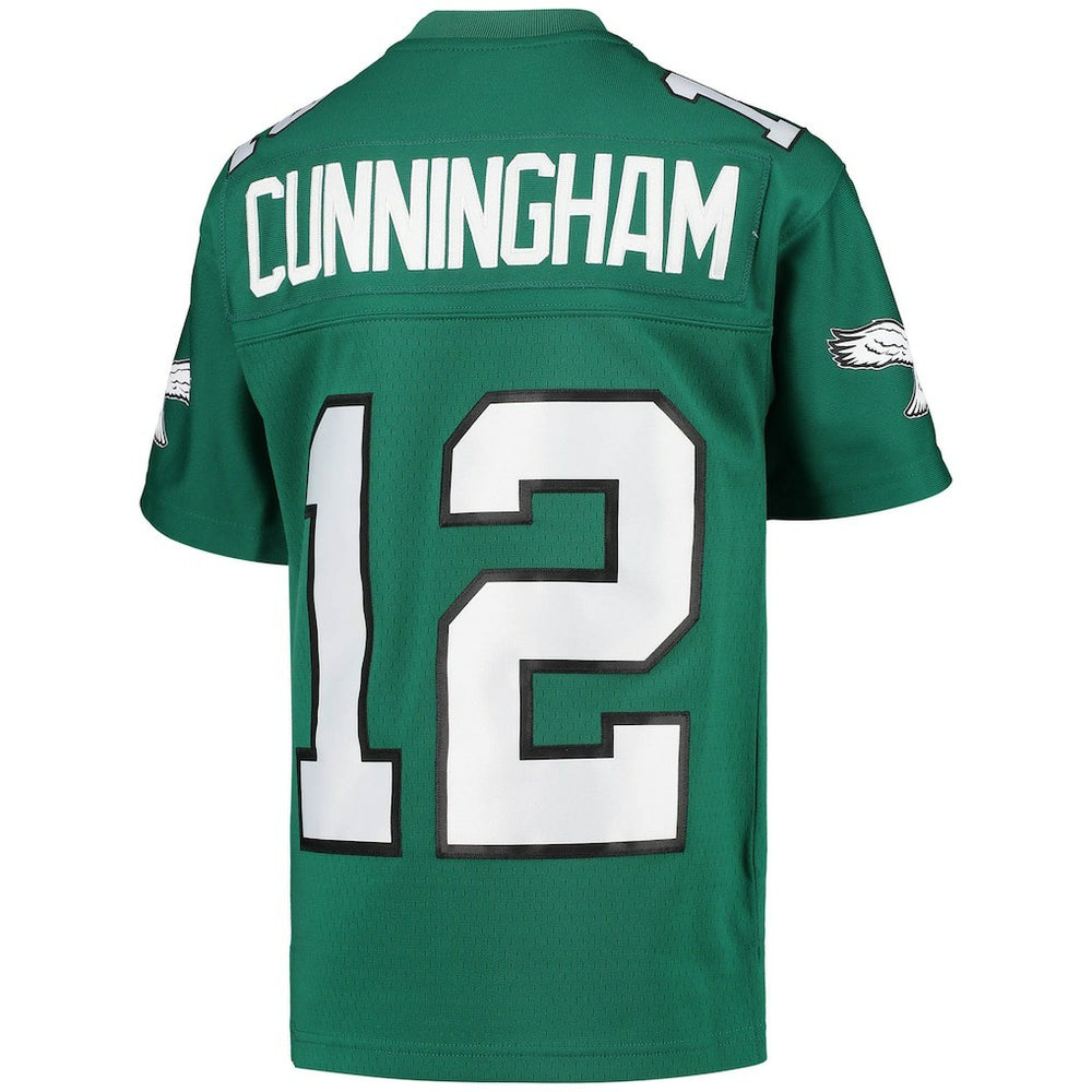 Randall Cunningham Philadelphia Eagles Youth 1990 Retired Player Legacy Jersey Kelly Green | Mitchell & Ness