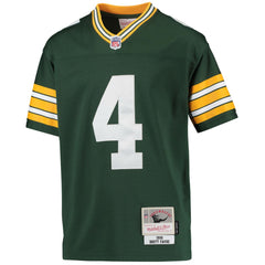 Brett Favre Green Bay Packers Youth 1996 Retired Player Legacy Jersey Green | Mitchell & Ness