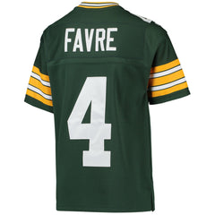 Brett Favre Green Bay Packers Youth 1996 Retired Player Legacy Jersey Green | Mitchell & Ness