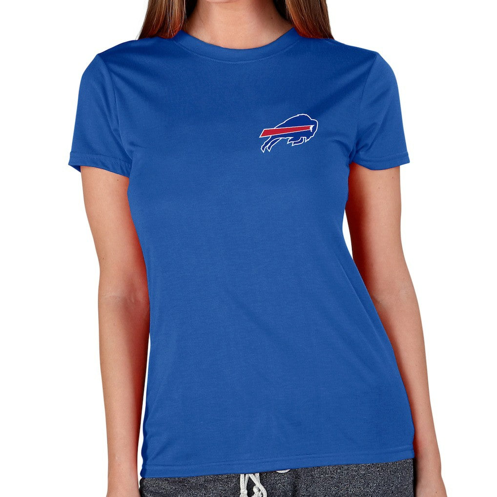 Buffalo Bills Concepts Sport Women's Marathon Knit Lounge Top Royal | NFL