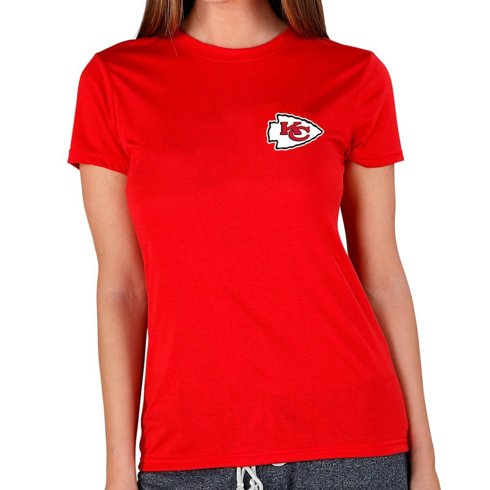 Kansas City Chiefs Concepts Sport Women's Marathon Knit Lounge Top Red | NFL