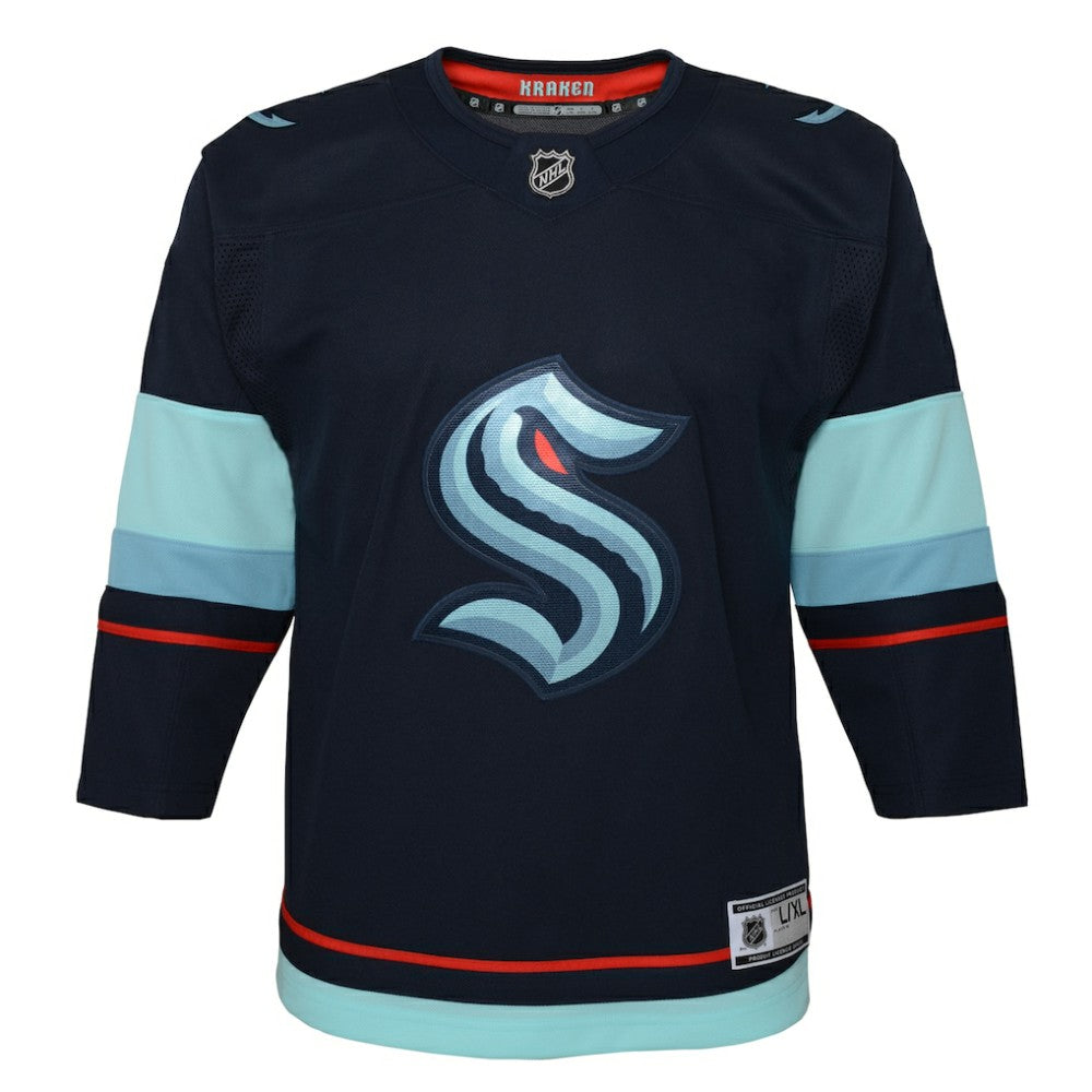 Seattle Kraken Youth Home Premier Jersey - Navy - NHL