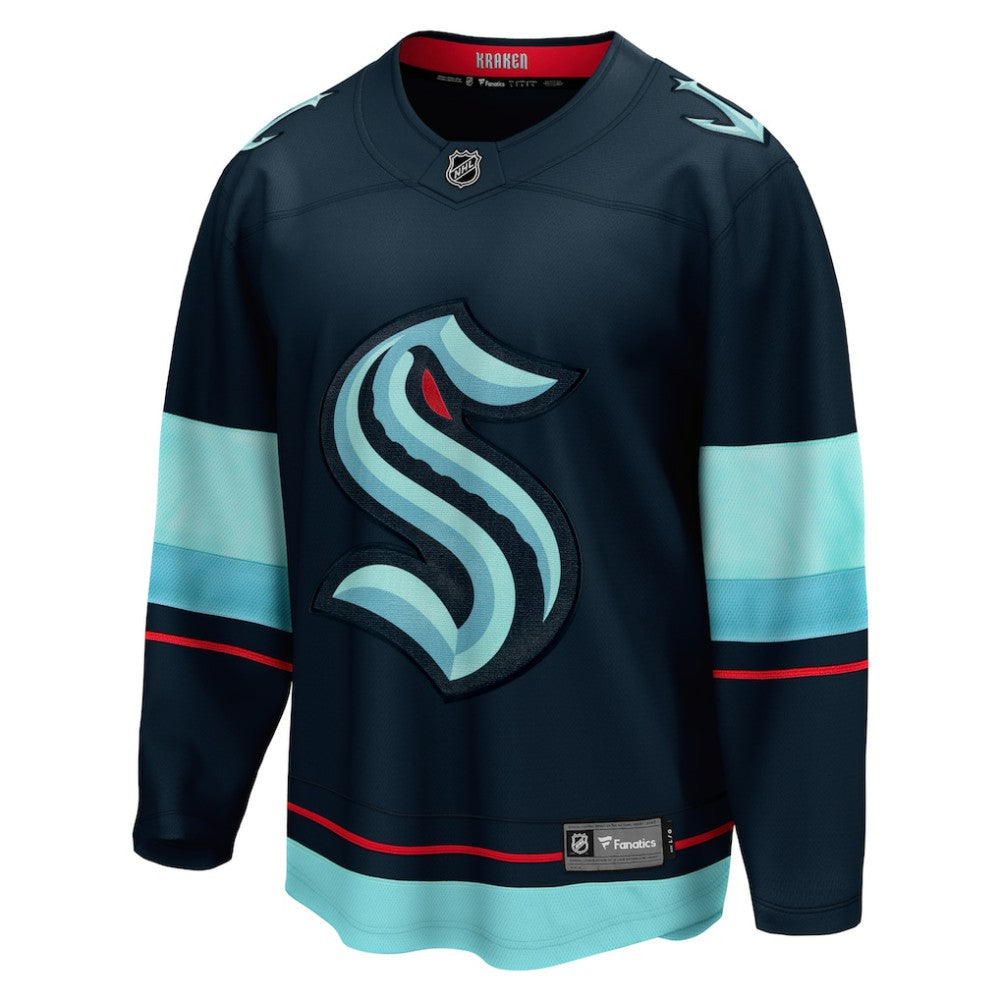 Seattle Kraken Fanatics Home Breakaway Jersey - Deep Sea Blue - NHL
