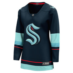 Seattle Kraken Fanatics Women's Home Breakaway Jersey - Navy - NHL