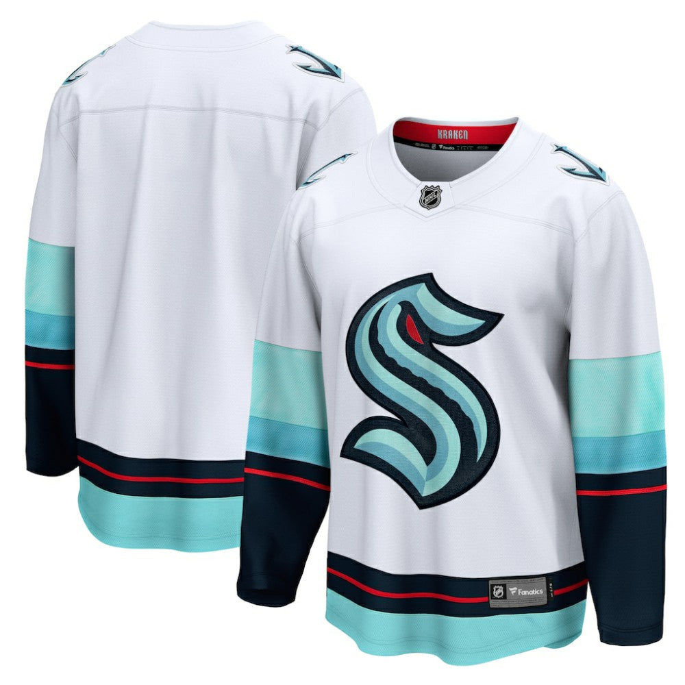 Seattle Kraken Fanatics Away Breakaway Jersey - White - NHL