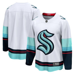 Seattle Kraken Fanatics Away Breakaway Jersey - White - NHL