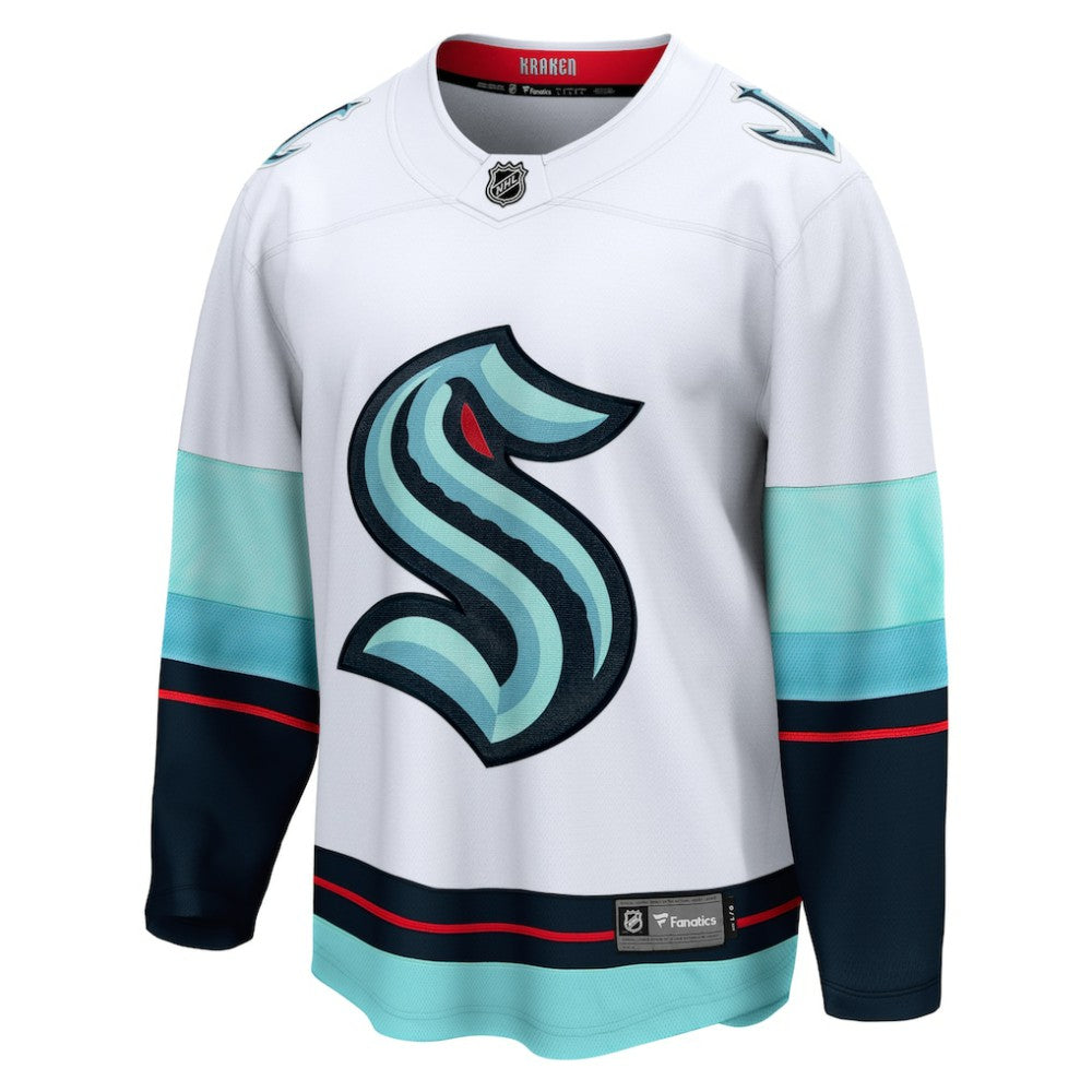 Seattle Kraken Fanatics Away Breakaway Jersey - White - NHL