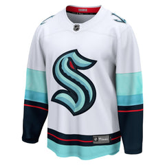 Seattle Kraken Fanatics Away Breakaway Jersey - White - NHL