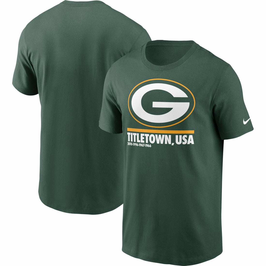 Green Bay Packers Hometown Collection Title Town T-Shirt Green | Nike for Sale