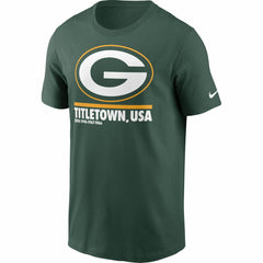 Green Bay Packers Hometown Collection Title Town T-Shirt Green | Nike for Sale