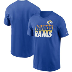 Los Angeles Rams Hometown Collection Vamos T-Shirt Royal | Nike for Sale
