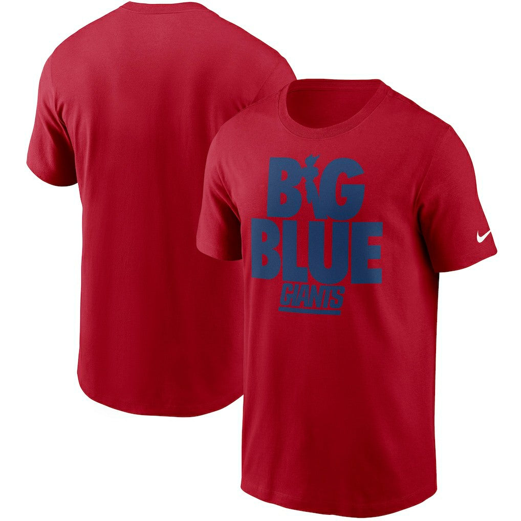 New York Giants Hometown Collection Big Blue T-Shirt Red | Nike for Sale