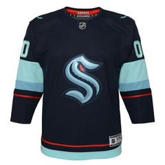 Seattle Kraken Youth Home Premier Custom Jersey - Navy - NHL