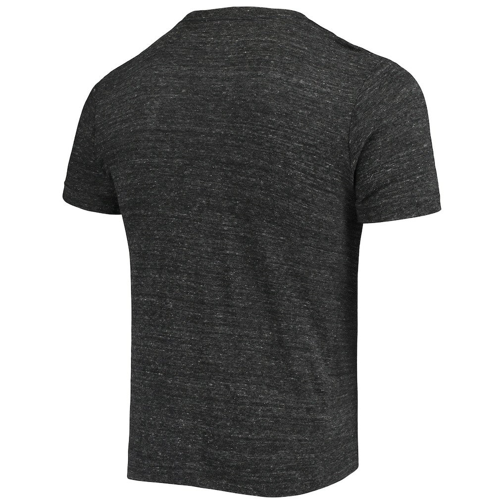 Las Vegas Raiders New Era Helmet Logo Tri-Blend T-Shirt Black | NFL