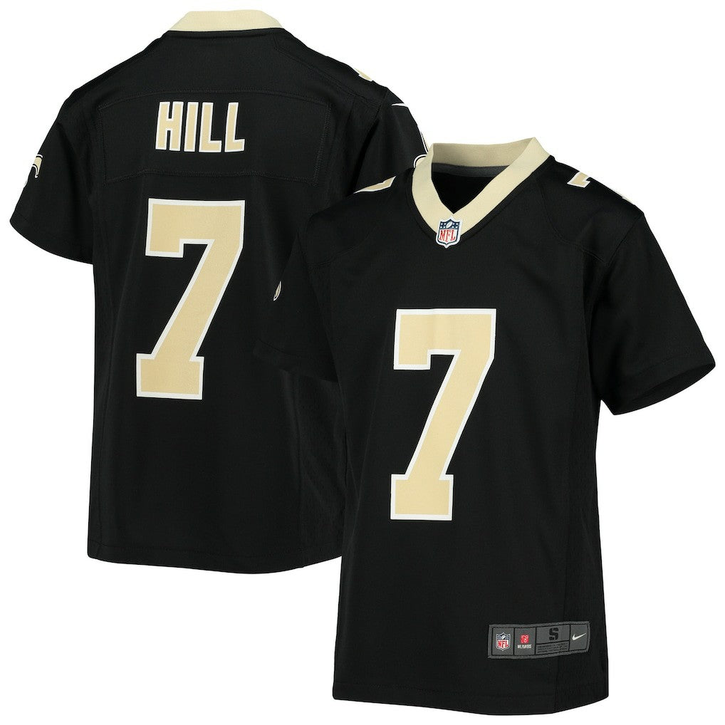 Taysom Hill New Orleans Saints Youth Game Jersey Black | Nike for Sale