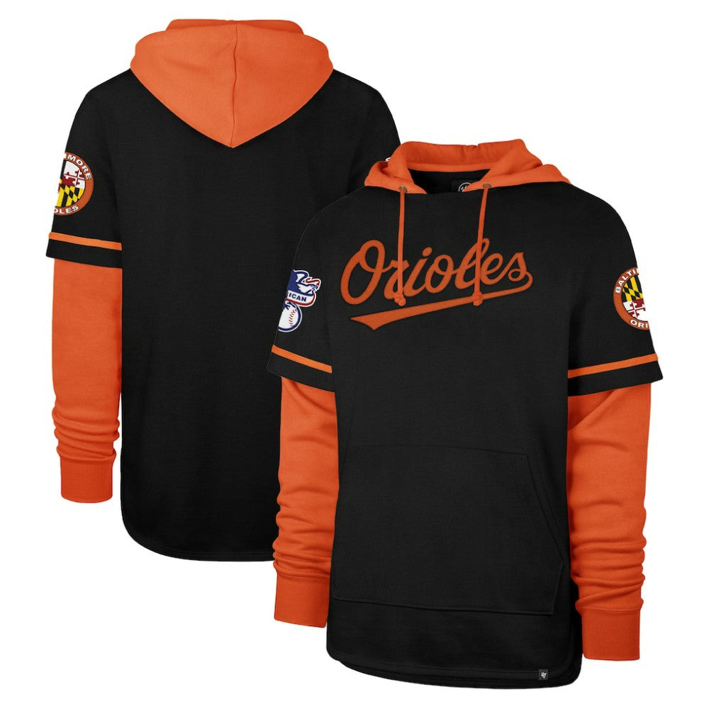 Baltimore Orioles '47 Trifecta Shortstop Pullover Hoodie - MLB