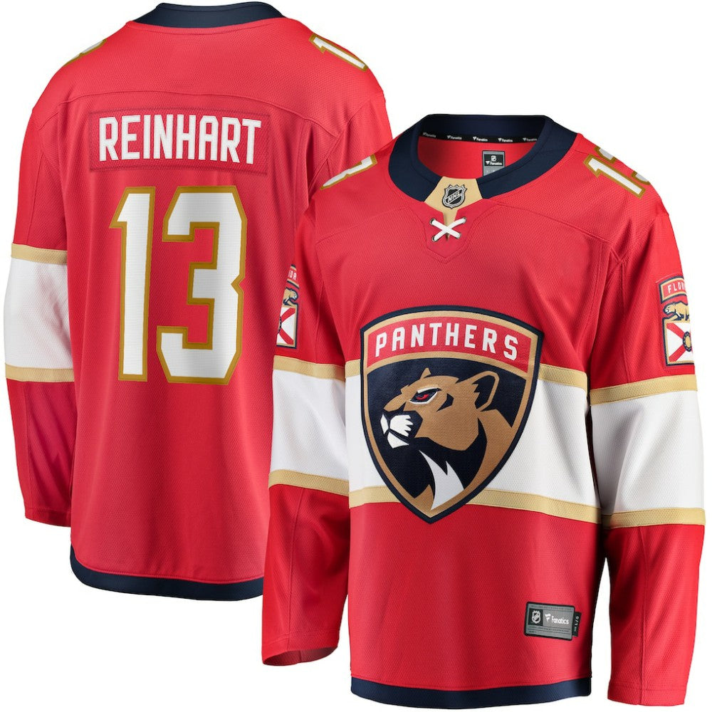 Sam Reinhart Florida Panthers Fanatics Breakaway Player Jersey - Red - NHL