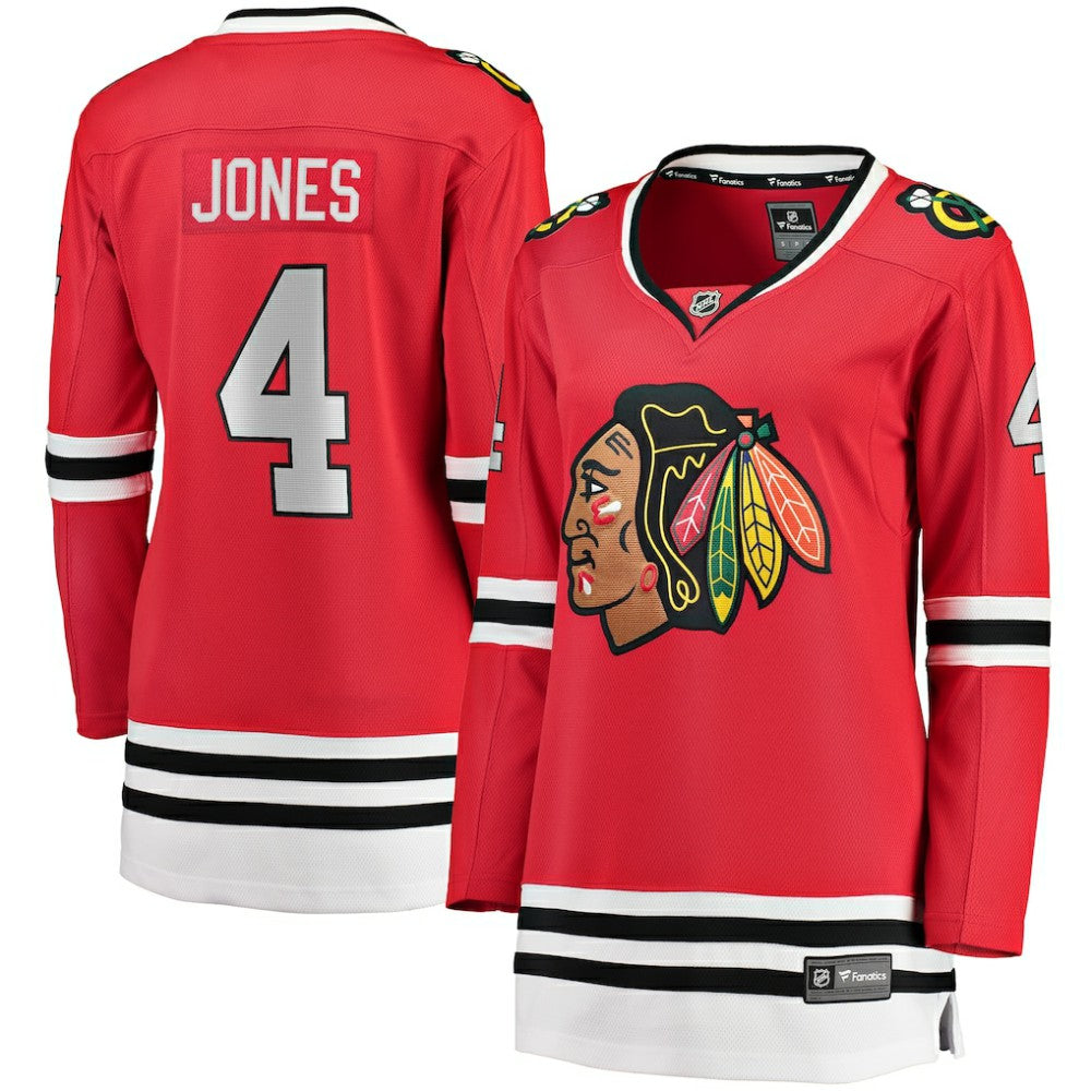 Seth Jones Chicago Blackhawks Fanatics Women's Home Breakaway Player Jersey - Red - NHL
