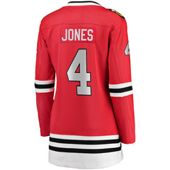 Seth Jones Chicago Blackhawks Fanatics Women's Home Breakaway Player Jersey - Red - NHL