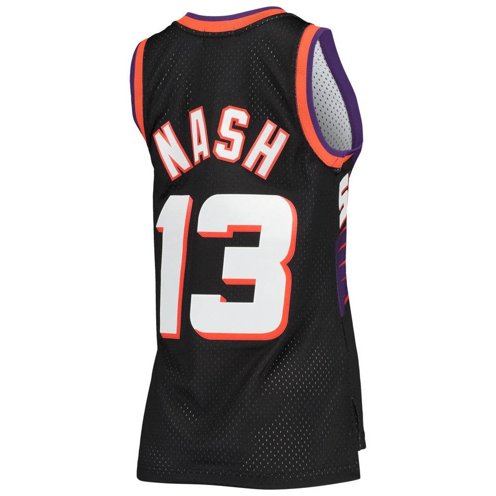 Steve Nash Phoenix Suns Women's Hardwood Classics Swingman Jersey Black - NBA