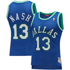 Steve Nash Dallas Mavericks Women's 1998/99 Hardwood Classics Swingman Jersey Blue - NBA