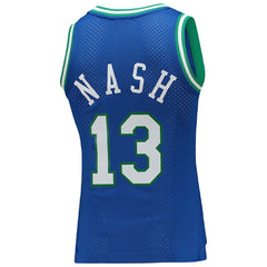 Steve Nash Dallas Mavericks Women's 1998/99 Hardwood Classics Swingman Jersey Blue - NBA