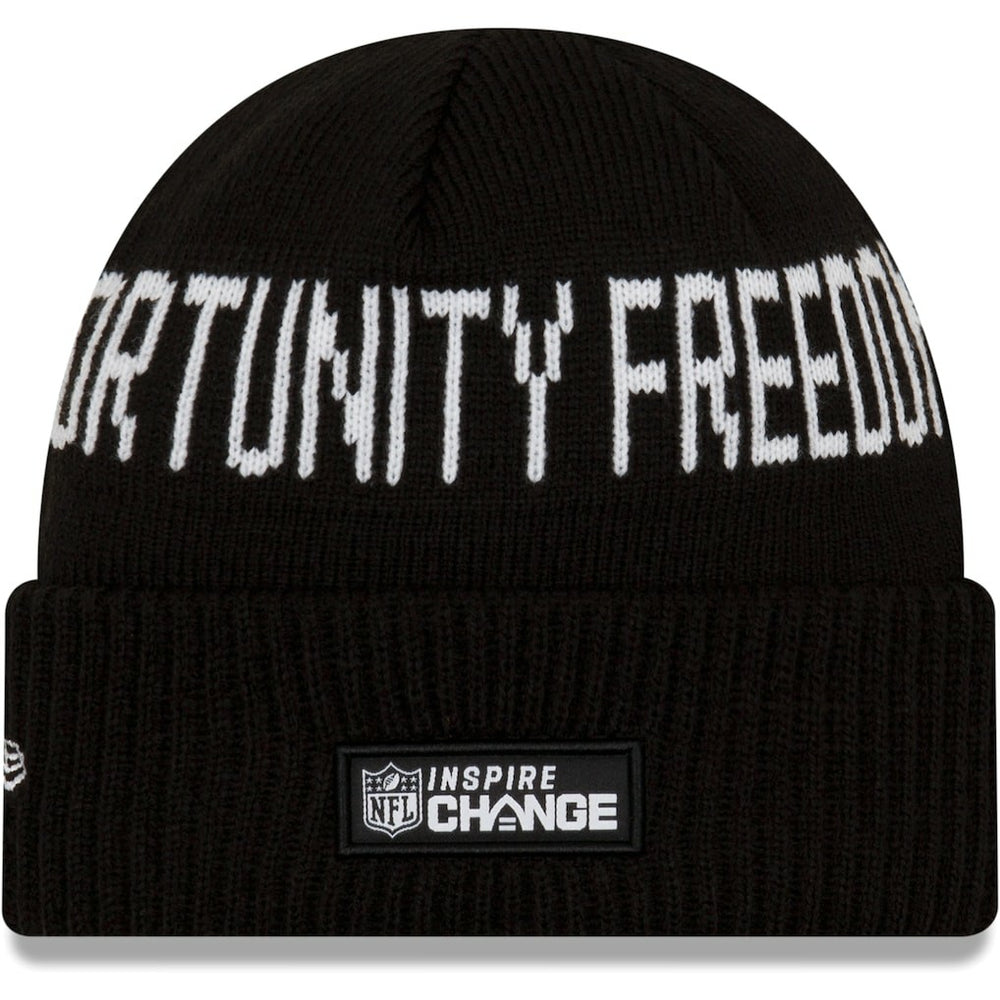 Cleveland Browns New Era Team Social Justice Cuffed Knit Hat Black | NFL