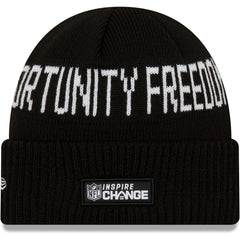 Cleveland Browns New Era Team Social Justice Cuffed Knit Hat Black | NFL