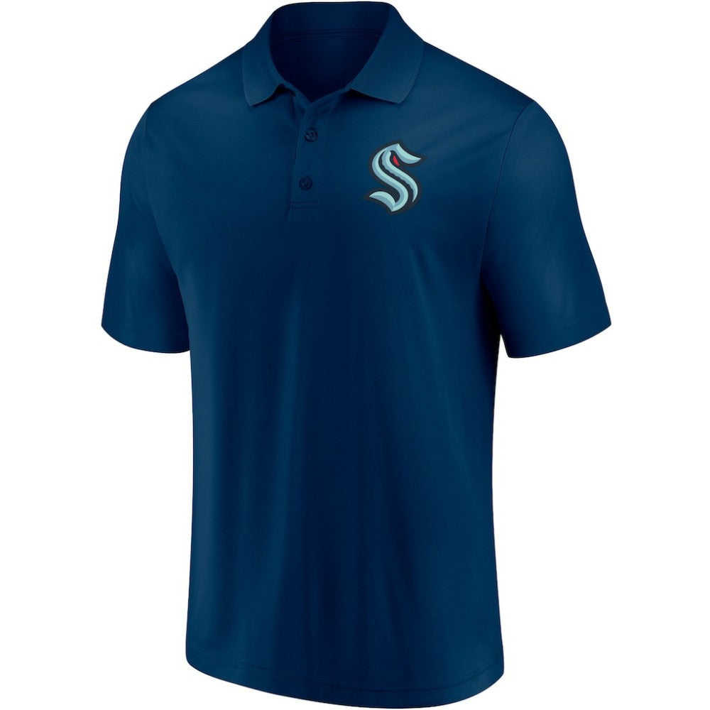 Seattle Kraken Fanatics Winning Streak Polo - Deep Sea Blue - NHL
