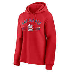 St. Louis Cardinals Fanatics Women's Perfect Play Raglan Pullover Hoodie - MLB