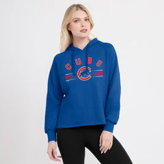 Chicago Cubs Fanatics Women's Perfect Play Raglan Pullover Hoodie - MLB